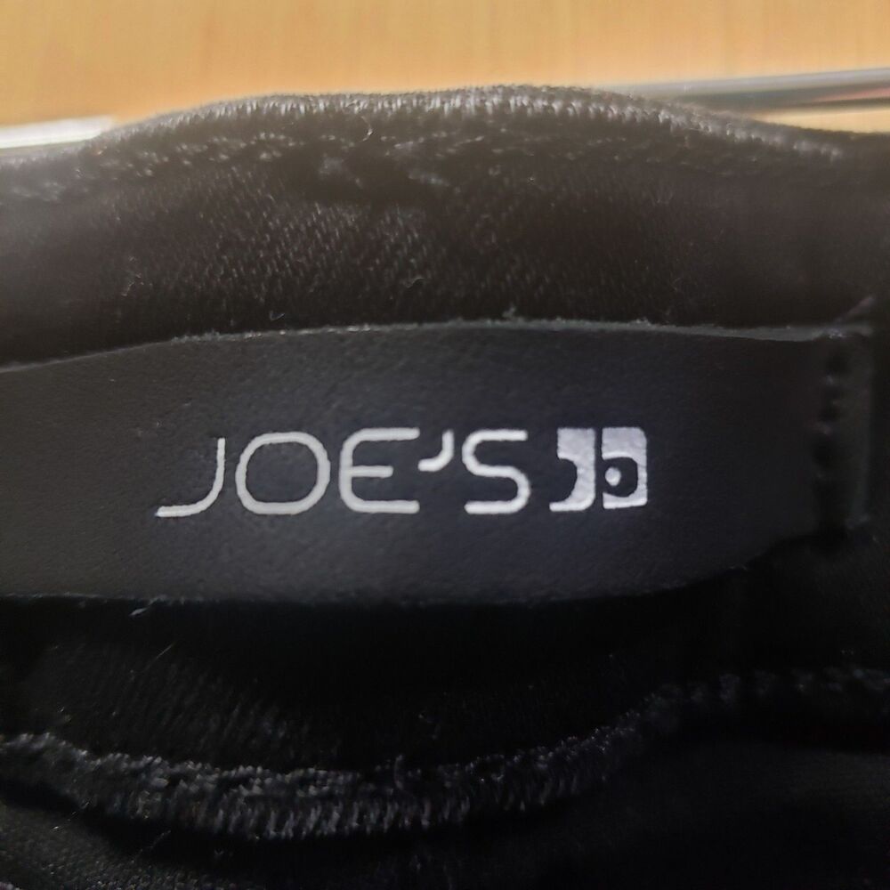 Joe's Jeans Charlie Ruched Hem Skinnys in Luciana Black Wash Jeans Sz 31 OOO - Picture 4 of 8